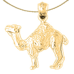 14K or 18K Gold Camel Pendant