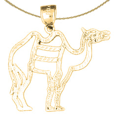 14K or 18K Gold Camel Pendant