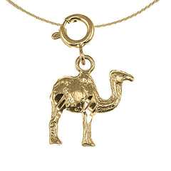 Colgante Camello de Oro de 14K o 18K