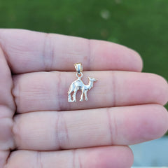 14K or 18K Gold Camel Pendant