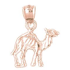 14K or 18K Gold Camel Pendant