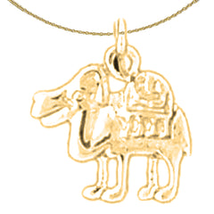Colgante Camello de Oro de 14K o 18K