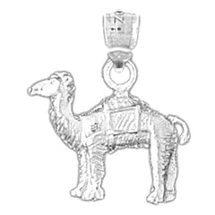 14K or 18K Gold Camel Pendant