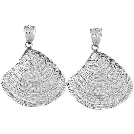 Sterling Silver 336mm Shell Earrings