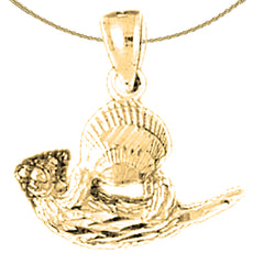 10K, 14K or 18K Gold Otter Pendant