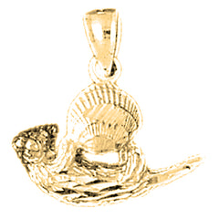 10K, 14K or 18K Gold Otter Pendant