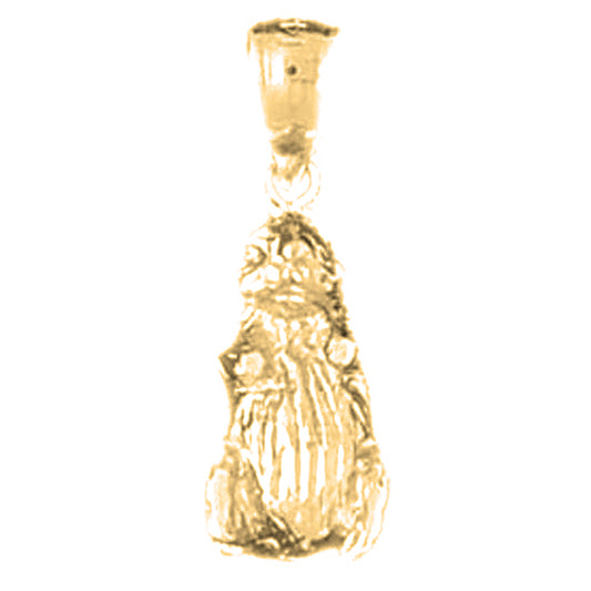 10K, 14K or 18K Gold Otter Pendant