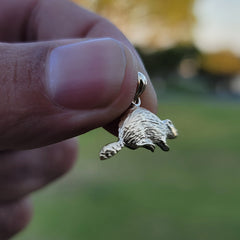 14K or 18K Gold Beaver Pendant