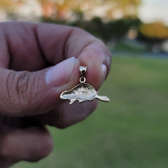 14K or 18K Gold Beaver Pendant