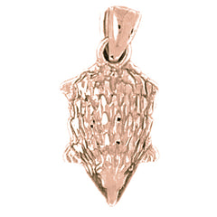 10K, 14K or 18K Gold Otter Pendant