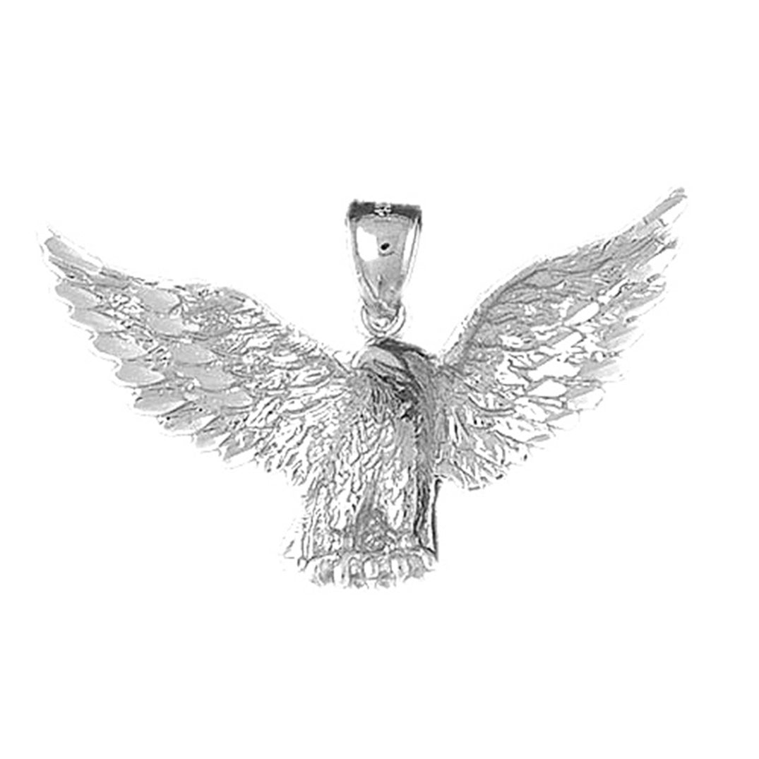 10K, 14K or 18K Gold Eagle Pendant