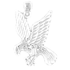 14K or 18K Gold Eagle Pendant