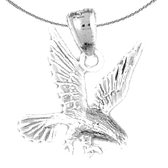 14K or 18K Gold Eagle Pendant