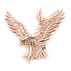 14K or 18K Gold Eagle Pendant