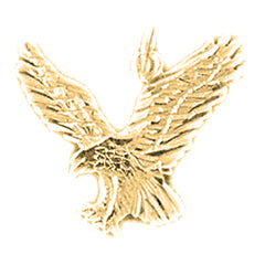 14K or 18K Gold Eagle Pendant