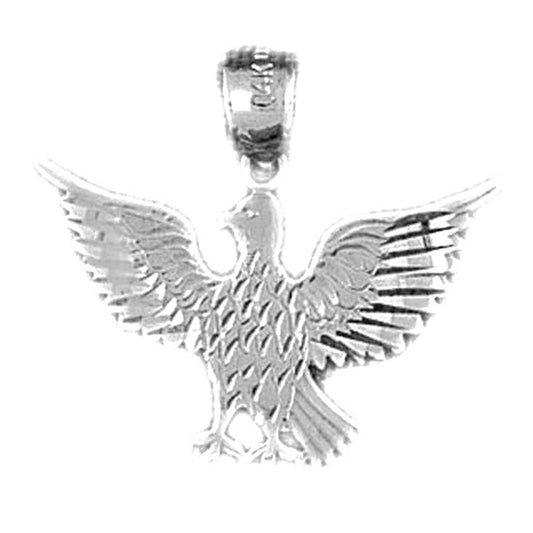 14K or 18K Gold Eagle Pendant