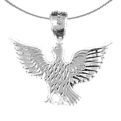 14K or 18K Gold Eagle Pendant