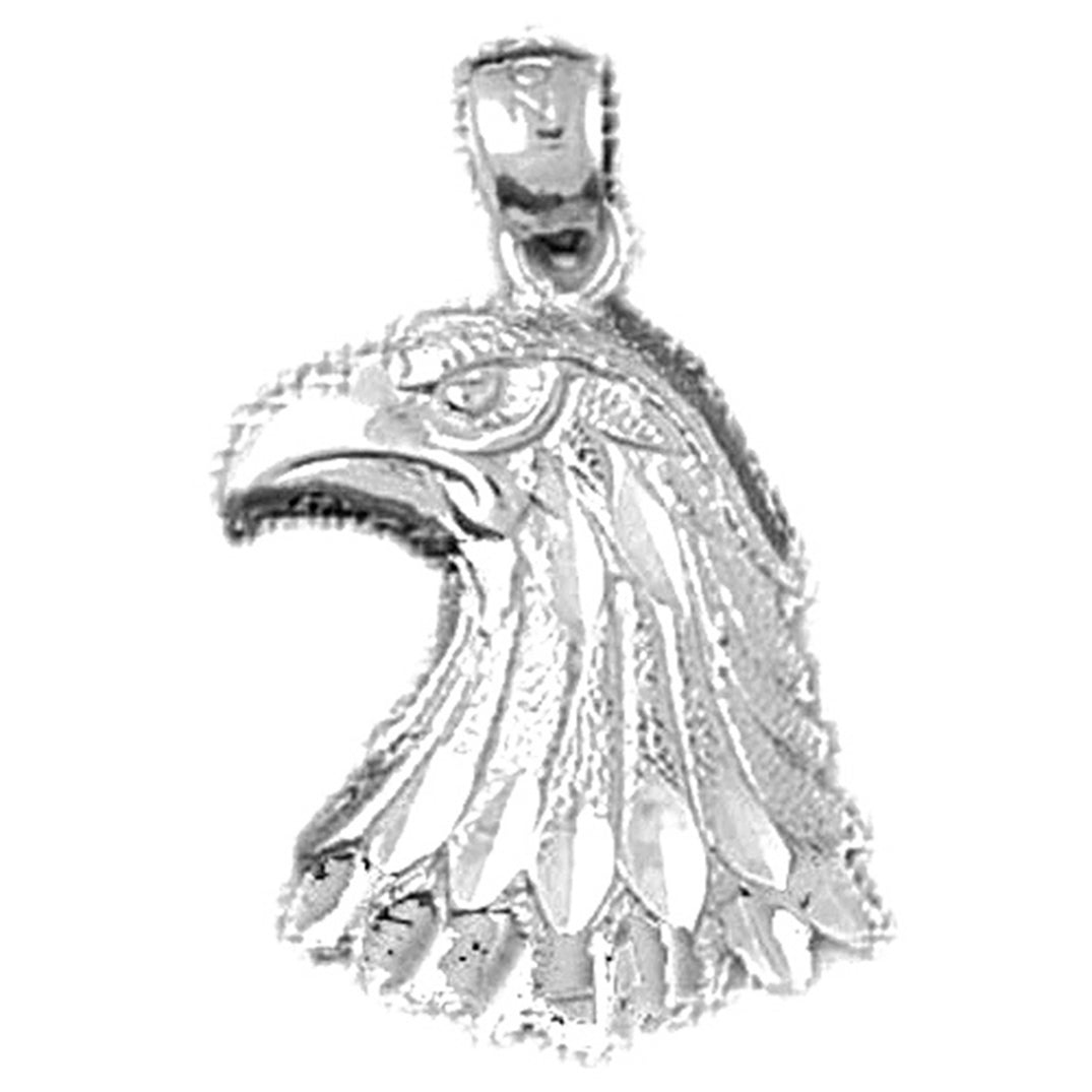 14K or 18K Gold Eagle Pendant