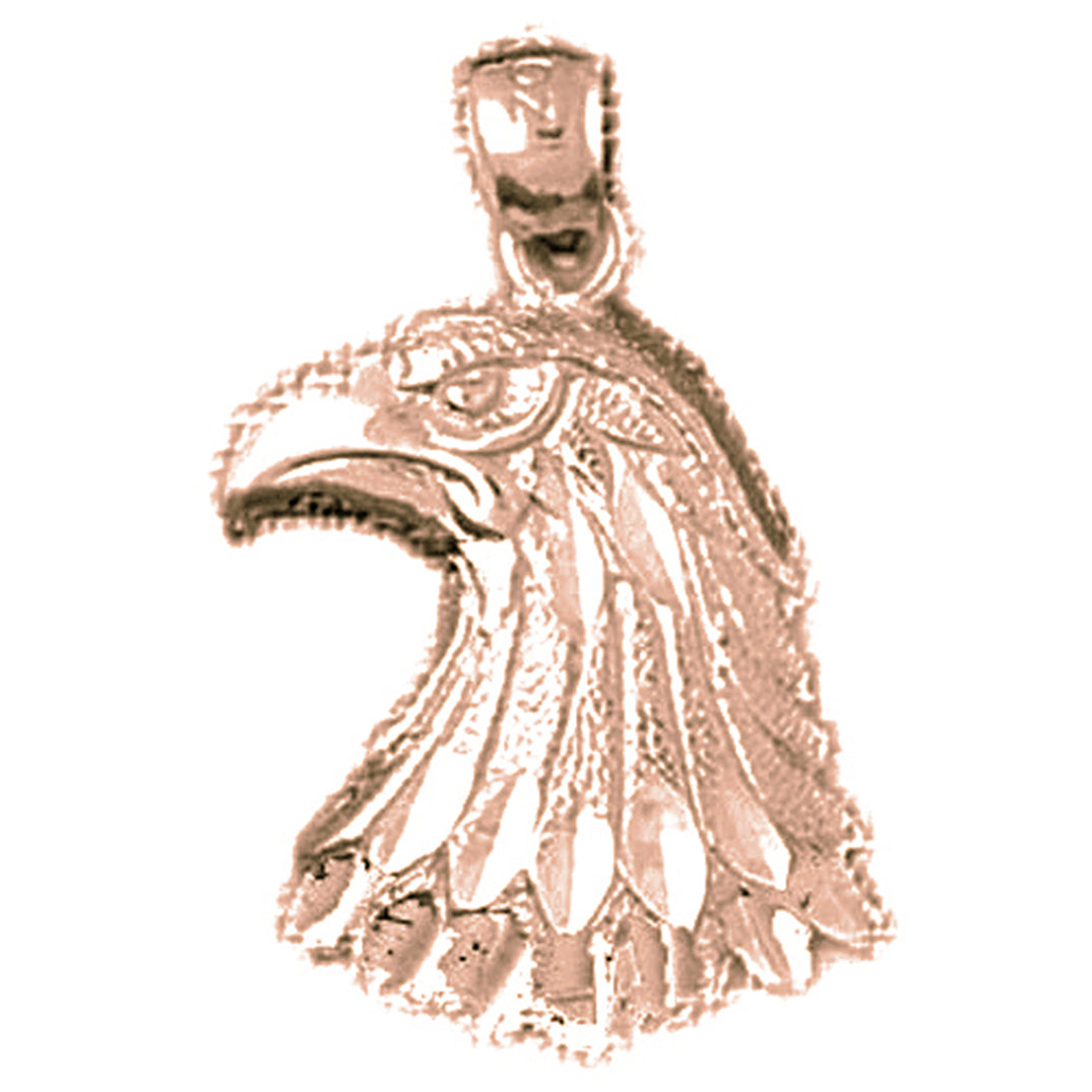 14K or 18K Gold Eagle Pendant