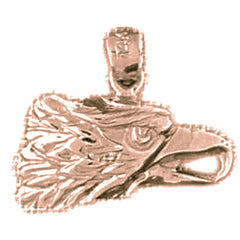 14K or 18K Gold Eagle Pendant