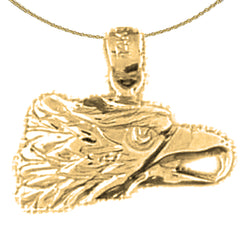 14K or 18K Gold Eagle Pendant