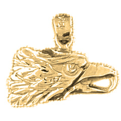 14K or 18K Gold Eagle Pendant