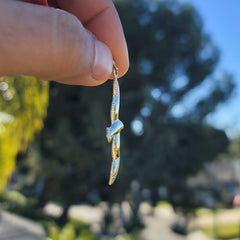 10K, 14K or 18K Gold Seagull Pendant