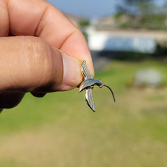 14K or 18K Gold Bermuda Longtail Bird Pendant