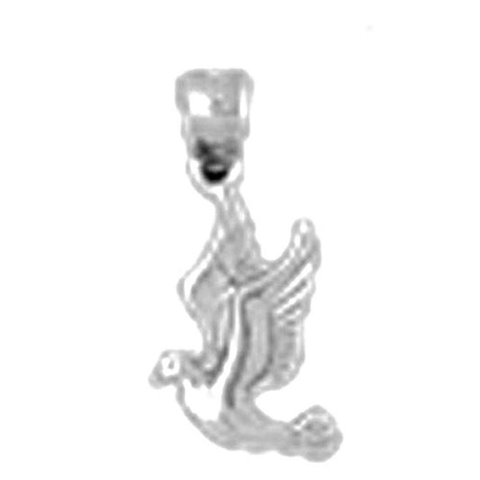 14K or 18K Gold Hummingbird Pendant