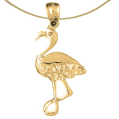 Colgante Flamenco de Oro de 14K o 18K