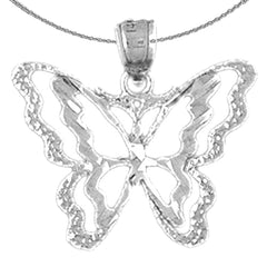 Colgante de Mariposas en Oro de 14K o 18K