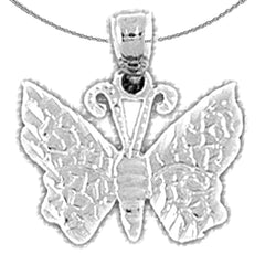 Colgante de Mariposas en Oro de 14K o 18K