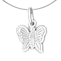 Colgante de Mariposas en Oro de 14K o 18K