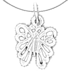 Colgante de Mariposas en Oro de 14K o 18K