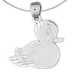 14K or 18K Gold Ducks Pendant