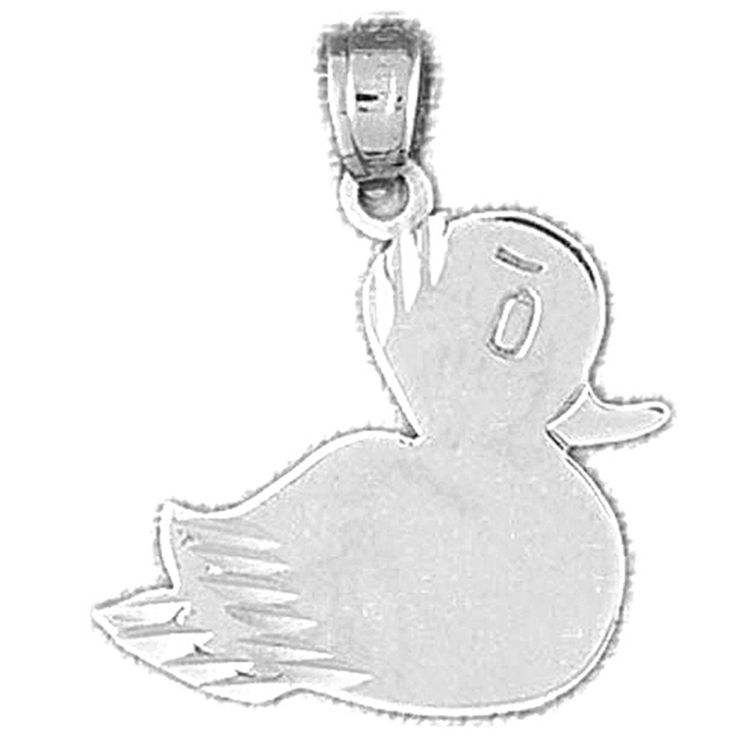 14K or 18K Gold Ducks Pendant