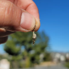 14K or 18K Gold Conch Shell Pendant