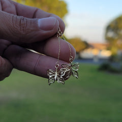 14K or 18K Gold Butterfly Pendant