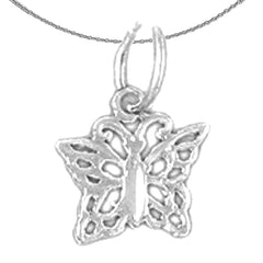 14K or 18K Gold Butterfly Pendant