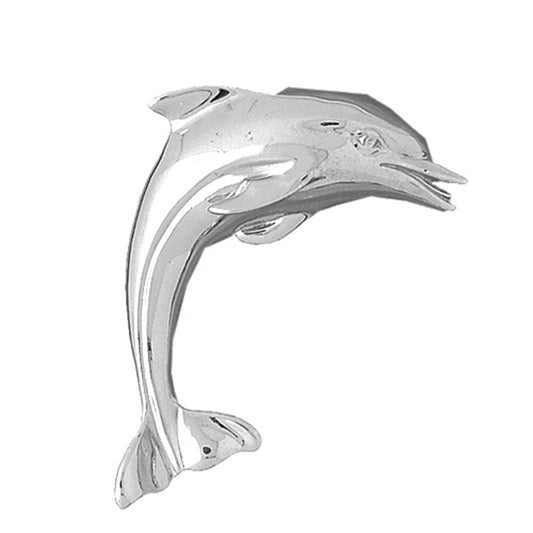 10K, 14K or 18K Gold Dolphin Pendant