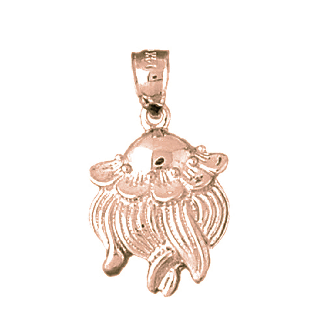 10K, 14K or 18K Gold Octopus Pendant