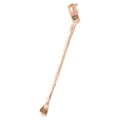 14K or 18K Gold 3D Golf Club Pendant