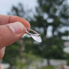 14K or 18K Gold Golf Visor Pendant