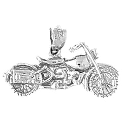 14K or 18K Gold Motorcycle Pendant