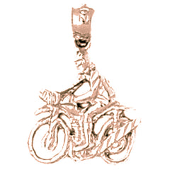 14K or 18K Gold Cycler Pendant