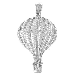 10K, 14K or 18K Gold Hot Air Balloon Pendant