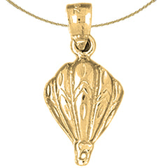 14K or 18K Gold Hot Air Balloon Pendant