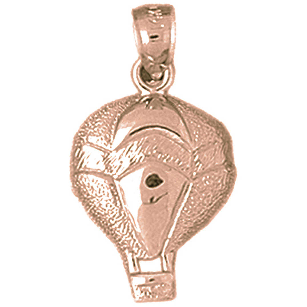 14K or 18K Gold Hot Air Balloon Pendant