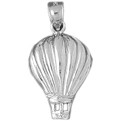 10K, 14K or 18K Gold Hot Air Balloon Pendant