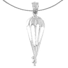 14K or 18K Gold Parachuter Pendant